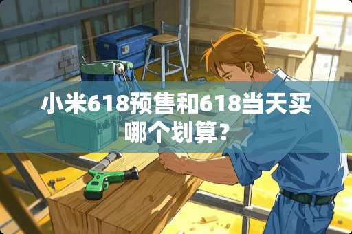 小米618预售和618当天买哪个划算？