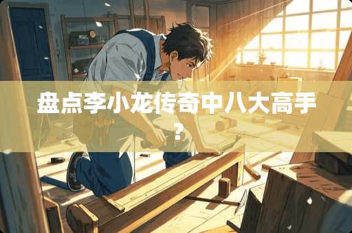 盘点李小龙传奇中八大高手？