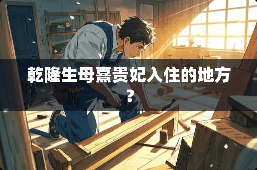 乾隆生母熹贵妃入住的地方？