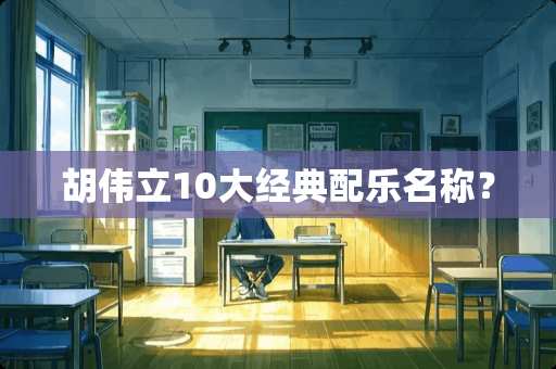 胡伟立10大经典配乐名称？