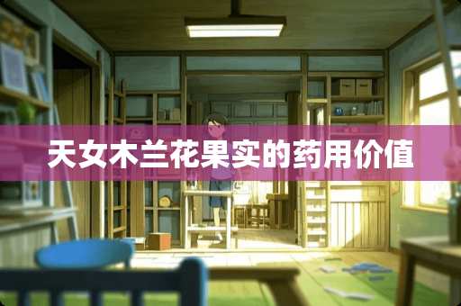 天女木兰花果实的药用价值