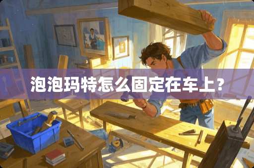 泡泡玛特怎么固定在车上？