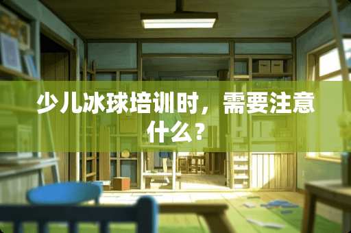 少儿冰球培训时，需要注意什么？