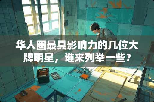 华人圈最具影响力的几位大牌明星，谁来列举一些？