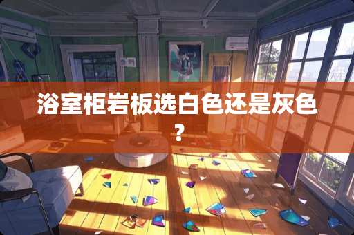 浴室柜岩板选白色还是灰色？