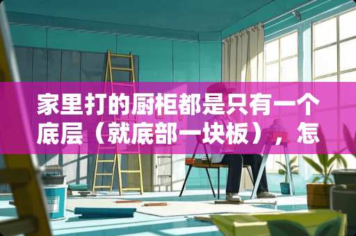 家里打的厨柜都是只有一个底层（就底部一块板），怎样在这样的基础上在加一层？