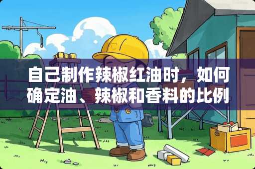 自己制作辣椒红油时，如何确定油、辣椒和香料的比例？