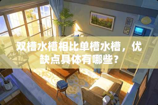 双槽水槽相比单槽水槽，优缺点具体有哪些？