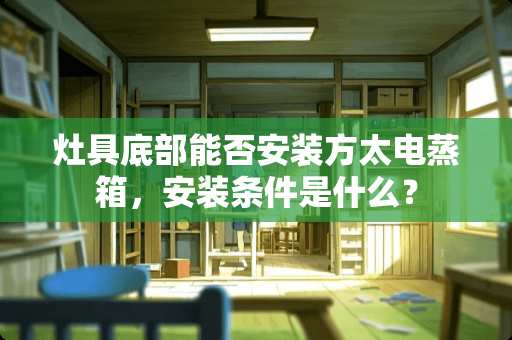 灶具底部能否安装方太电蒸箱，安装条件是什么？