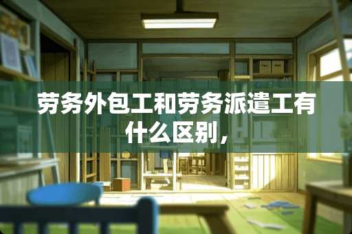 劳务外包工和劳务派遣工有什么区别，