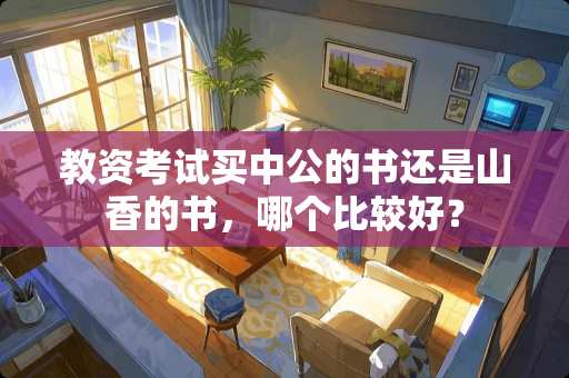 教资考试买中公的书还是山香的书，哪个比较好？