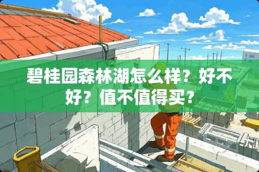 碧桂园森林湖怎么样？好不好？值不值得买？