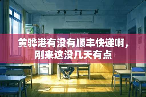黄骅港有没有顺丰快递啊，刚来这没几天有点