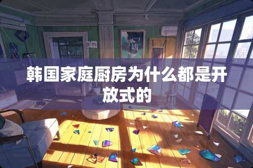 韩国家庭厨房为什么都是开放式的