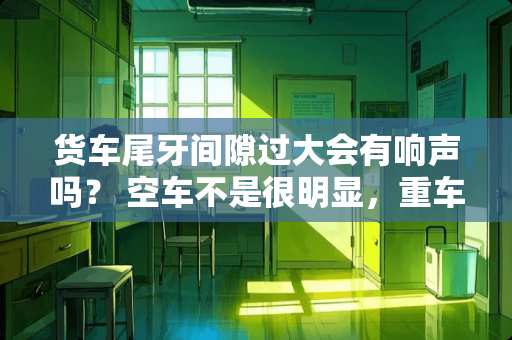货车尾牙间隙过大会有响声吗？ 空车不是很明显，重车吃力上坡嗡嗡的厉害