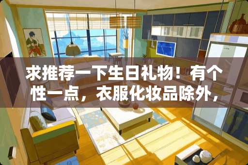 求推荐一下生日礼物！有个性一点，衣服化妆品除外，是给***。价格最好在一百左右