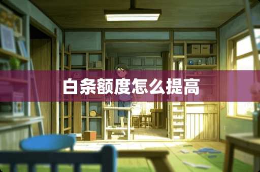 白条额度怎么提高