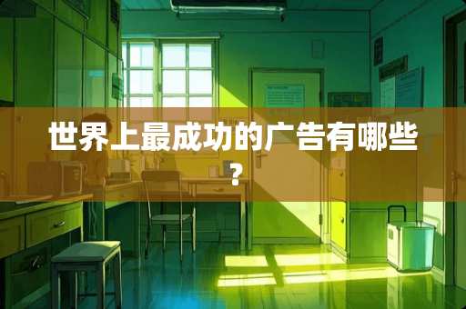 世界上最成功的广告有哪些？