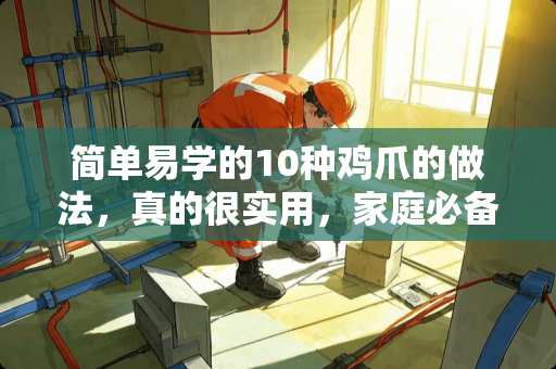 简单易学的10种鸡爪的做法，真的很实用，家庭必备