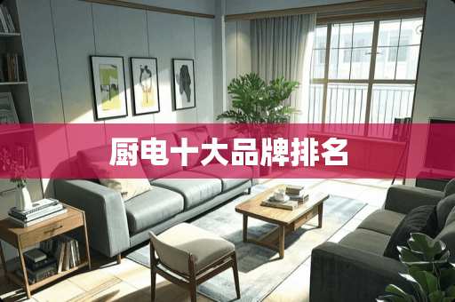 厨电十大品牌排名