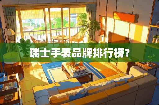 瑞士手表品牌排行榜？