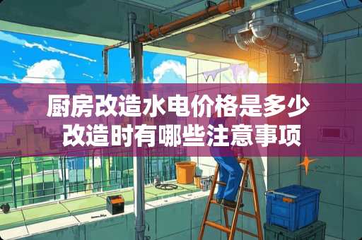 厨房改造水电价格是多少 改造时有哪些注意事项