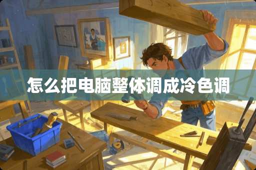 怎么把电脑整体调成冷色调