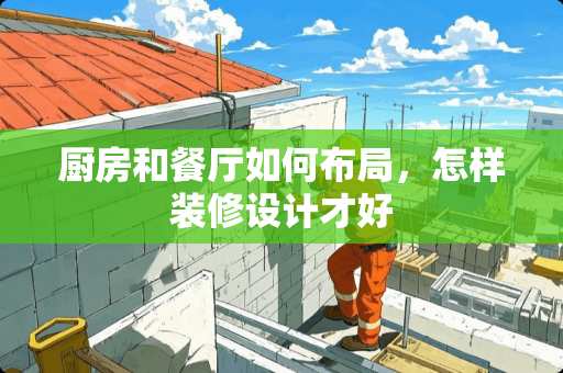 厨房和餐厅如何布局，怎样装修设计才好