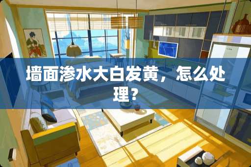 墙面渗水大白发黄，怎么处理？