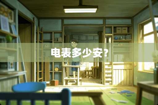 电表多少安？