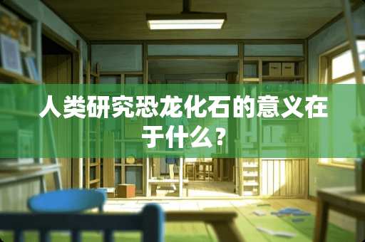 人类研究恐龙化石的意义在于什么？