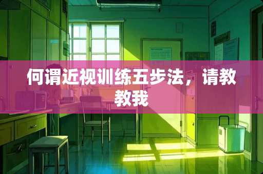 何谓近视训练五步法,请教教我 何谓近视训练五步法,请教教我