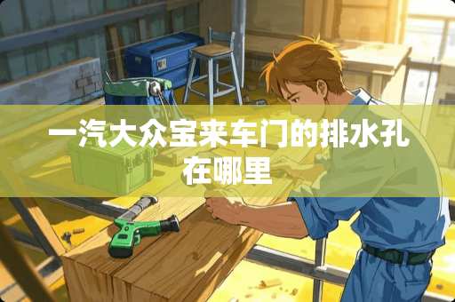 一汽大众宝来车门的排水孔在哪里