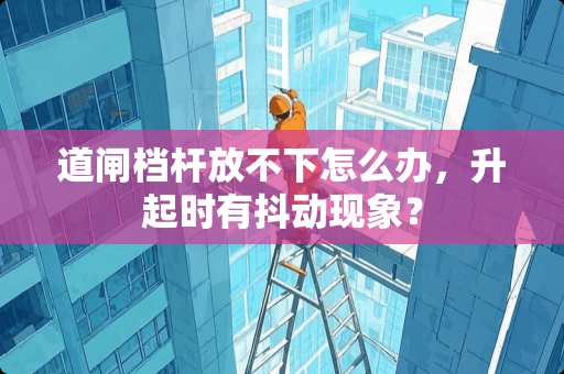 道闸档杆放不下怎么办，升起时有抖动现象？