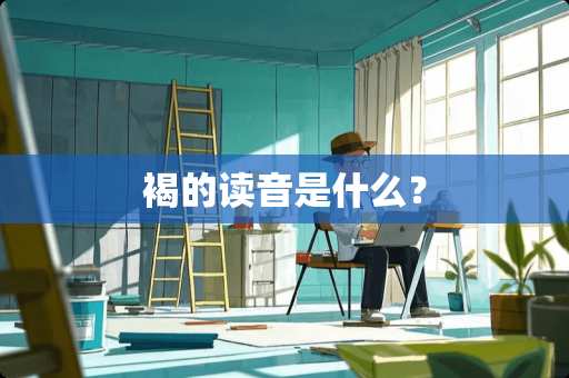 褐的读音是什么？