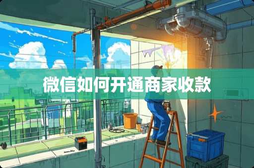 微信如何开通商家收款