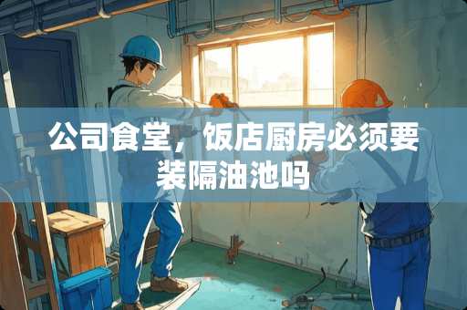 公司食堂，饭店厨房必须要装隔油池吗