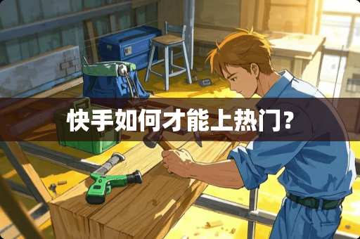 快手如何才能上热门？