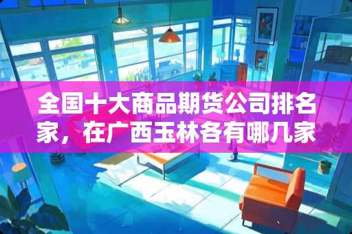 全国十大商品期货公司排名家，在广西玉林各有哪几家？