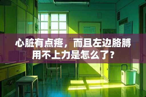 心脏有点疼，而且左边胳膊用不上力是怎么了？