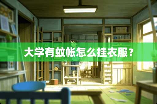 大学有蚊帐怎么挂衣服？