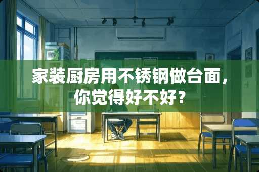 家装厨房用不锈钢做台面，你觉得好不好？