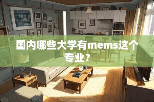 国内哪些大学有mems这个专业？