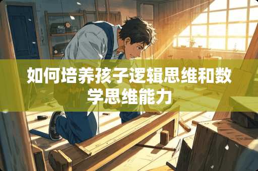 如何培养孩子逻辑思维和数学思维能力