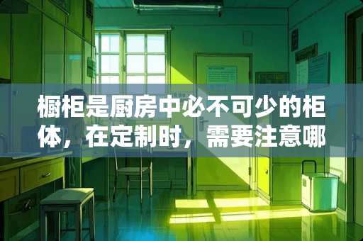 橱柜是厨房中必不可少的柜体，在定制时，需要注意哪些细节呢？