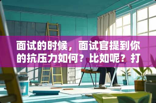 面试的时候，面试官提到你的抗压力如何？比如呢？打个例子。该怎么回答？