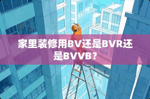 家里装修用BV还是BVR还是BVVB？