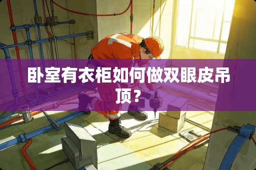卧室有衣柜如何做双眼皮吊顶？