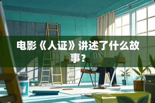 电影《人证》讲述了什么故事？
