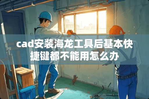 cad安装海龙工具后基本快捷键都不能用怎么办